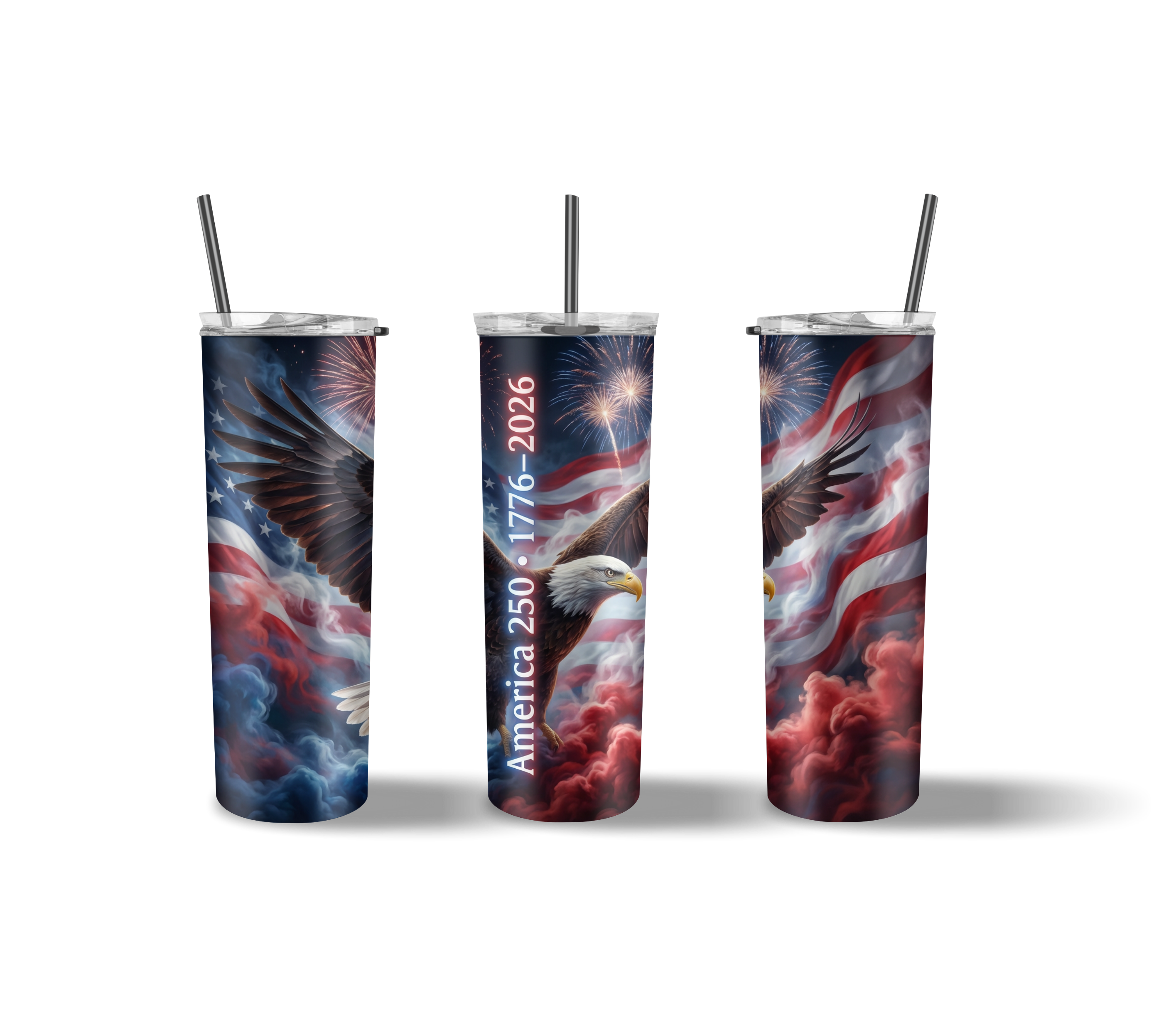 American Freedom Eagle – 250 Years of Independence Tumbler