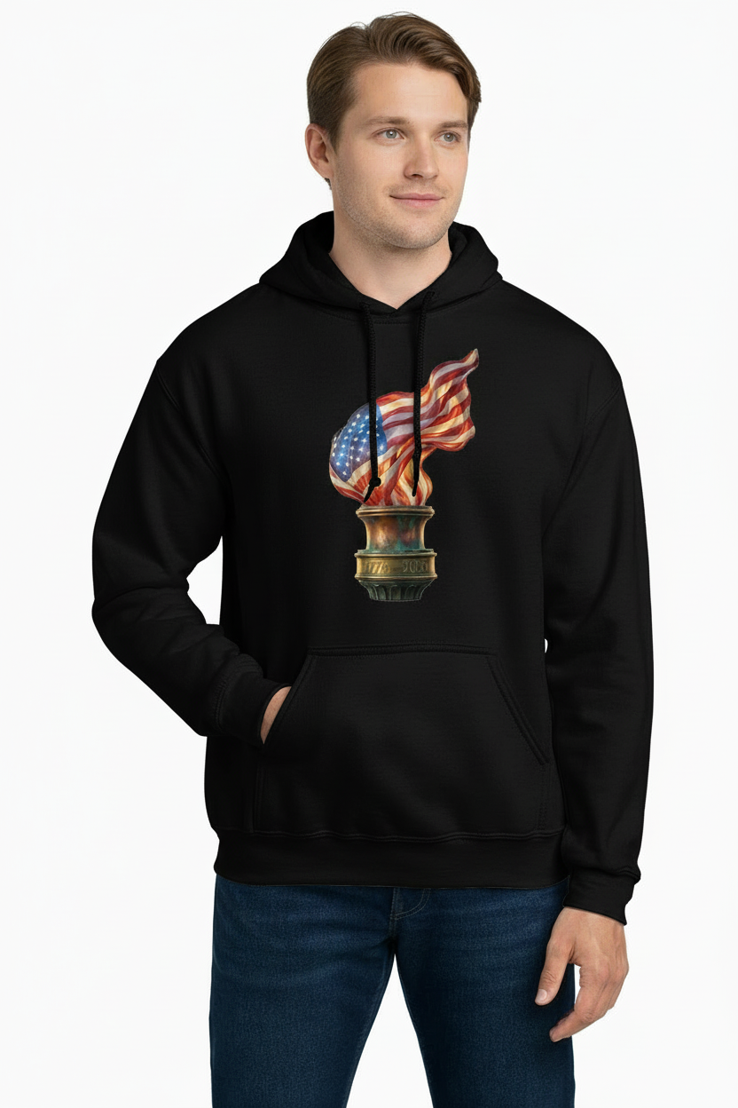 The Eternal Flame of Liberty Hoodie