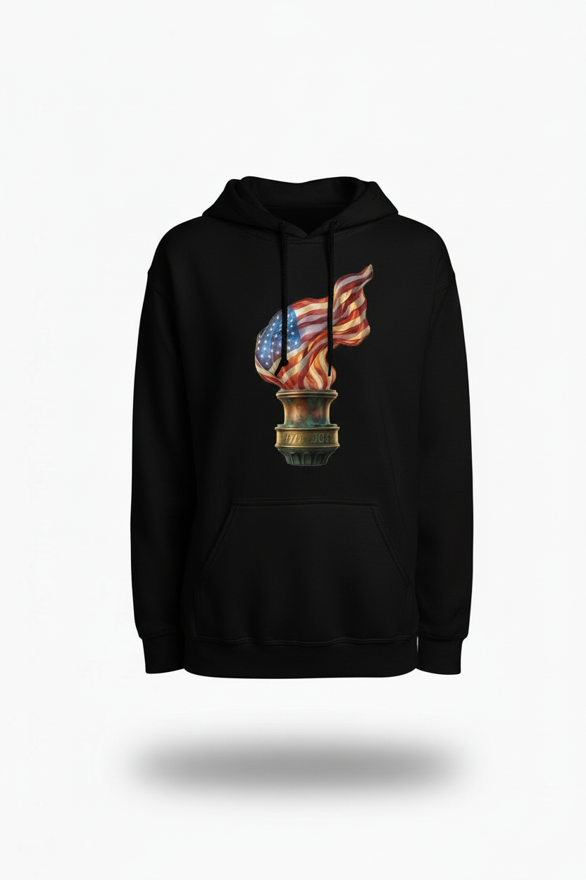 The Eternal Flame of Liberty Hoodie