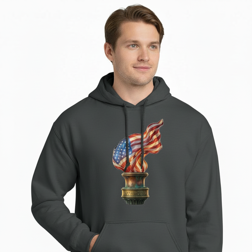 The Eternal Flame of Liberty Hoodie