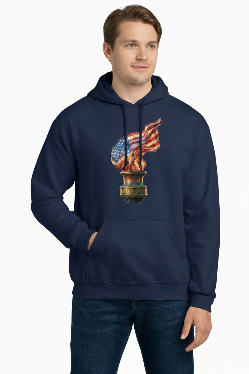The Eternal Flame of Liberty Hoodie