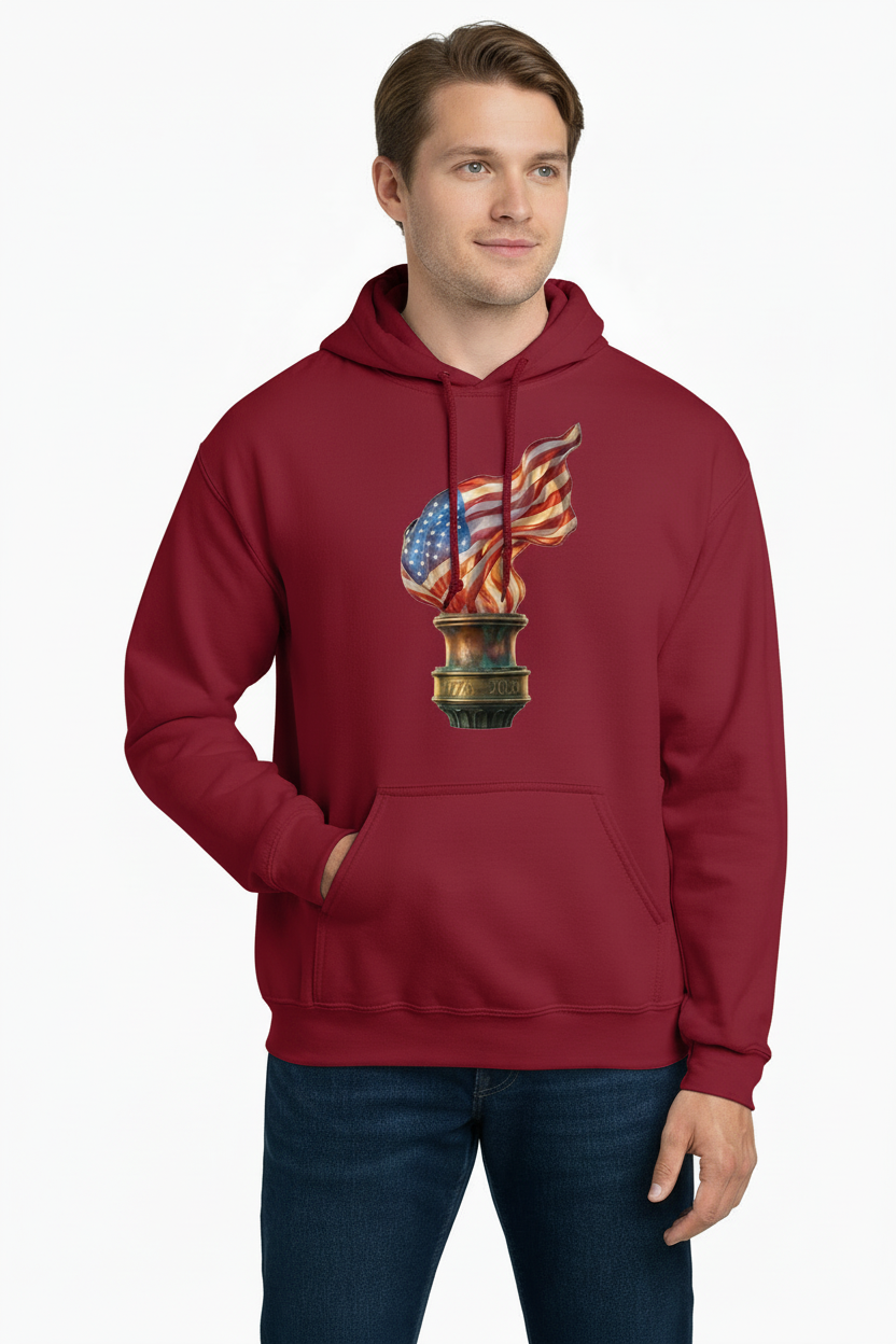 The Eternal Flame of Liberty Hoodie