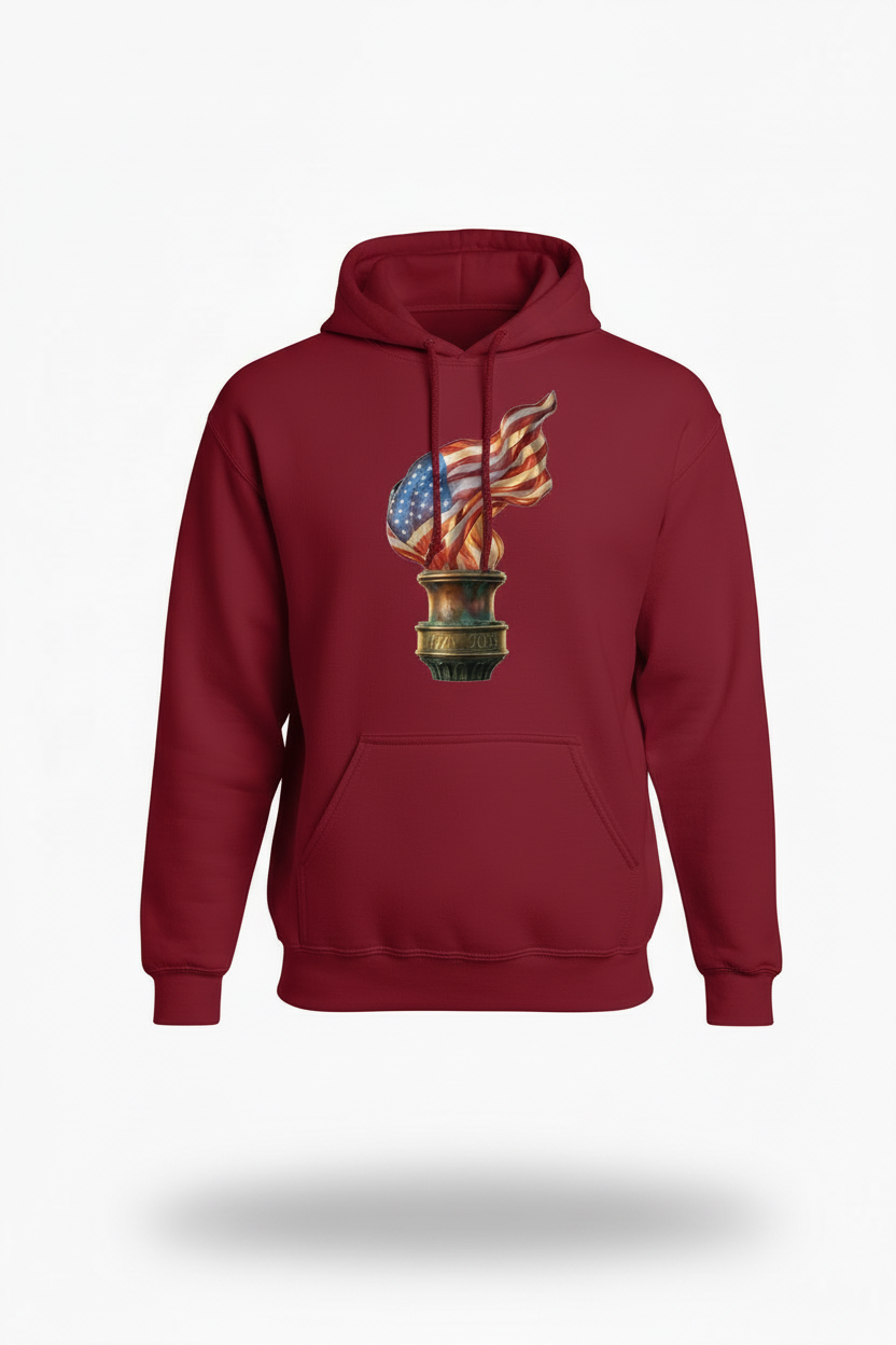 The Eternal Flame of Liberty Hoodie