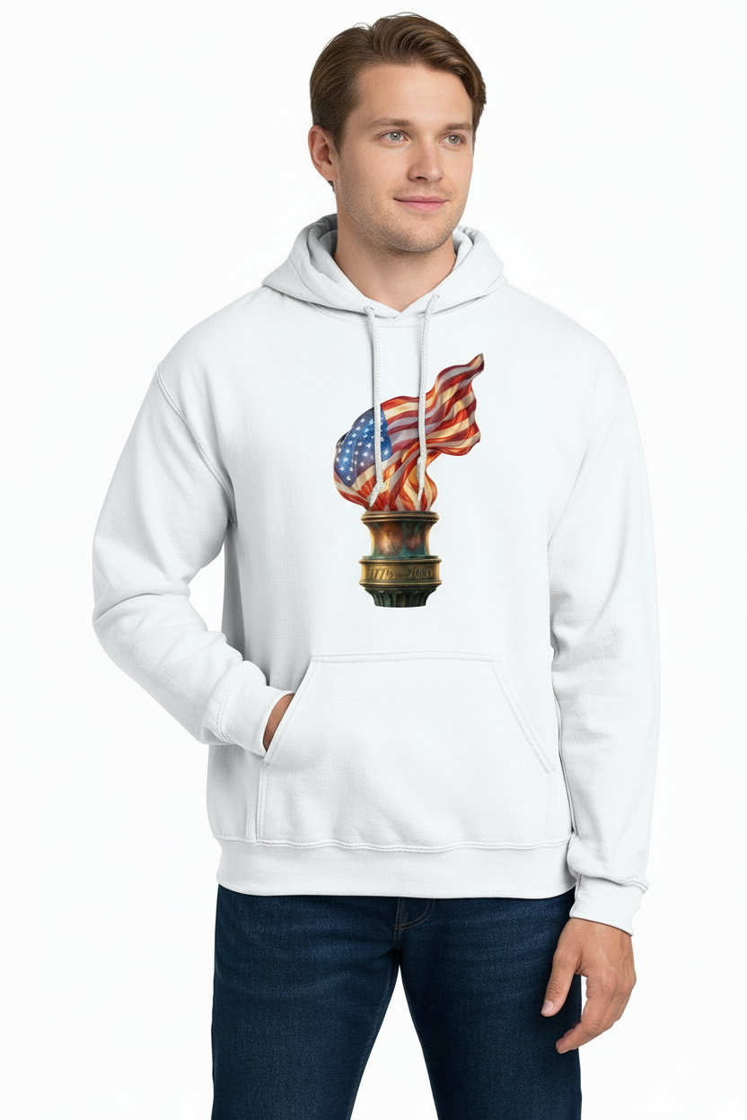 The Eternal Flame of Liberty Hoodie