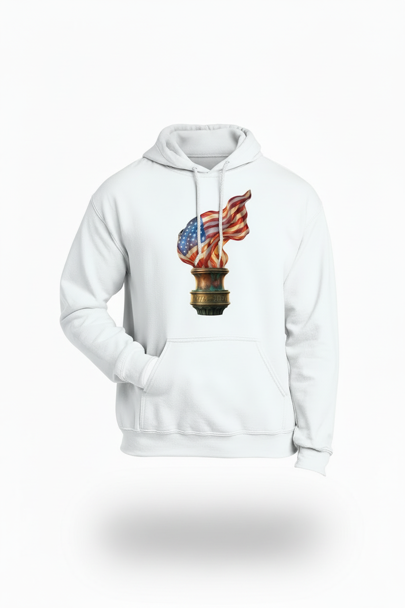 The Eternal Flame of Liberty Hoodie